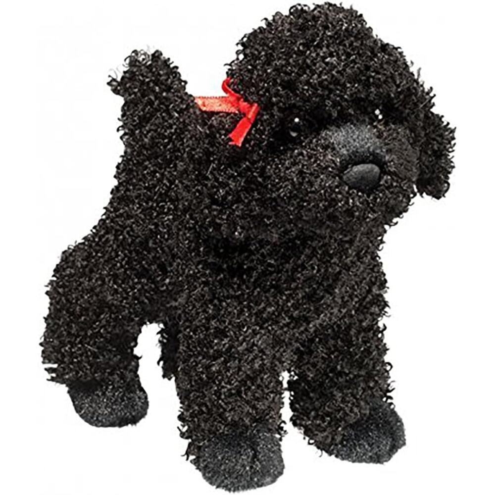 Gigi Black Poodle Plush Dog Stuffed Animal Toy Soft Cuddly Puppy Gift for Kids